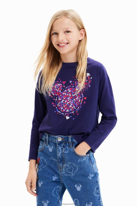 Desigual Colombia - ropa 4802L1722 chica Desigual camiseta mickey mouse corazon