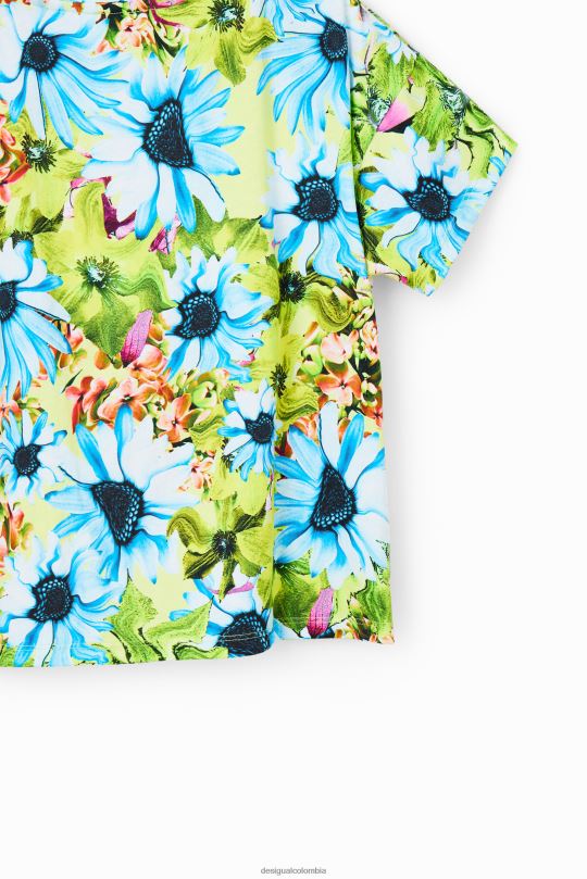 Desigual Colombia pagina oficial - ropa 4802L1763 chica Desigual camiseta con estampado floral de bugs bunny