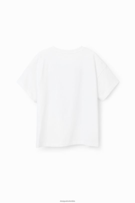 Desigual Colombia pagina oficial - ropa 4802L1811 chica Desigual camiseta de manga corta con planta