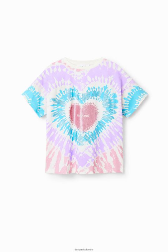 Desigual Colombia - ropa 4802L1812 chica Desigual camiseta de manga corta con efecto tie-dye