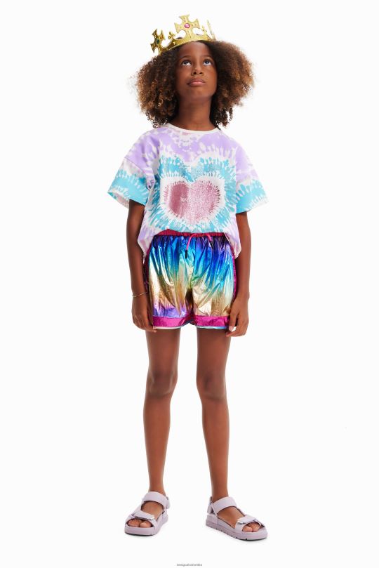 Desigual Colombia - ropa 4802L1812 chica Desigual camiseta de manga corta con efecto tie-dye