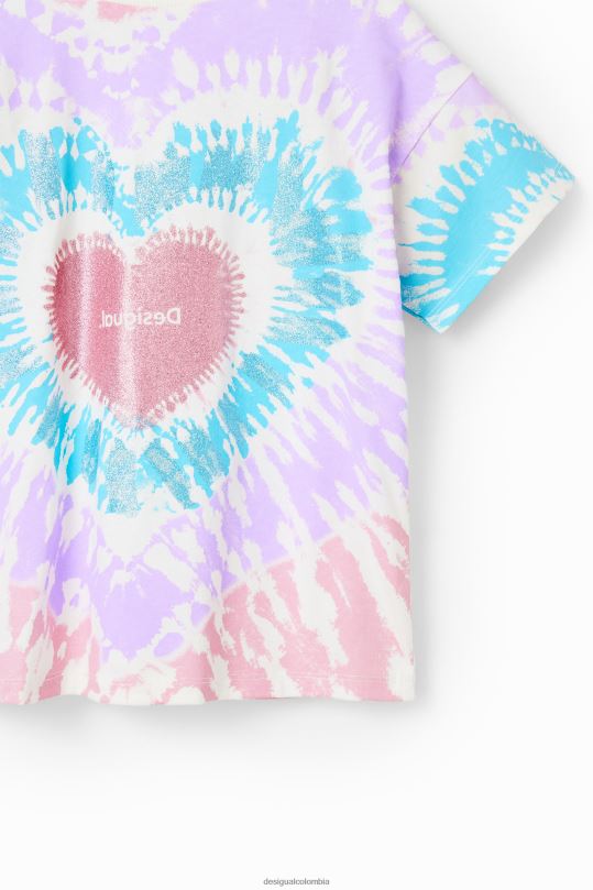 Desigual Colombia - ropa 4802L1812 chica Desigual camiseta de manga corta con efecto tie-dye