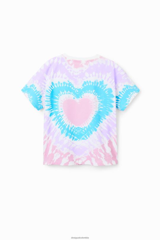 Desigual Colombia - ropa 4802L1812 chica Desigual camiseta de manga corta con efecto tie-dye