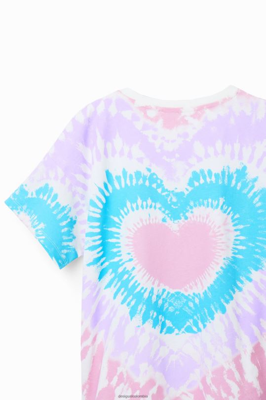 Desigual Colombia - ropa 4802L1812 chica Desigual camiseta de manga corta con efecto tie-dye