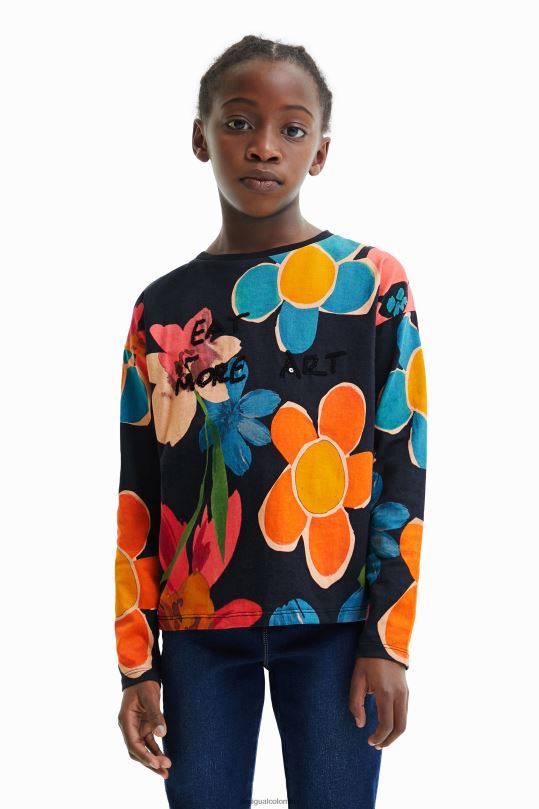 blusas Desigual bogota - ropa 4802L1837 chica Desigual camiseta con estampado floral