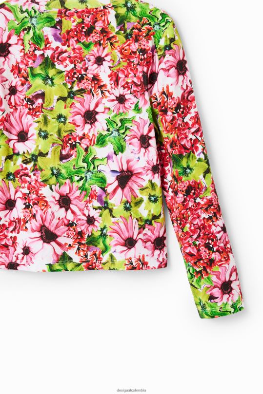 ropa 4802L1843 chica Desigual camiseta floral multicolor - Desigual Colombia rebajas