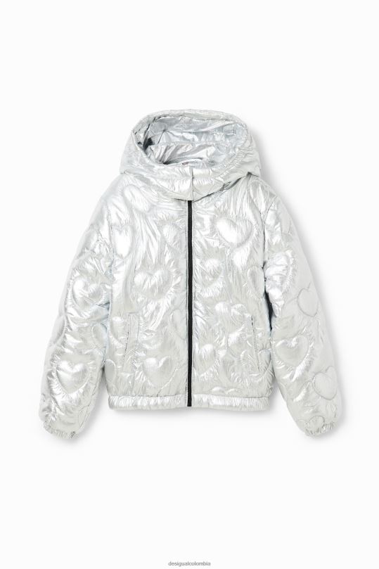 blusas Desigual bogota - ropa 4802L1873 chica Desigual chaqueta acolchada con forma de corazón