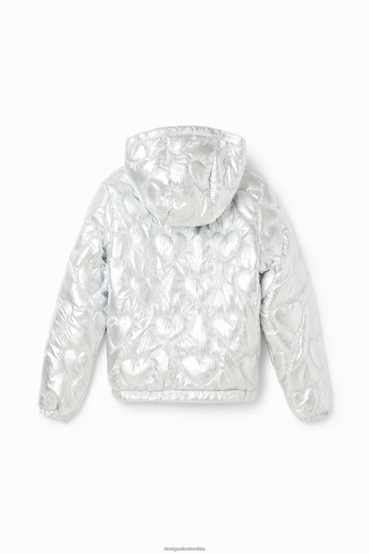 blusas Desigual bogota - ropa 4802L1873 chica Desigual chaqueta acolchada con forma de corazón