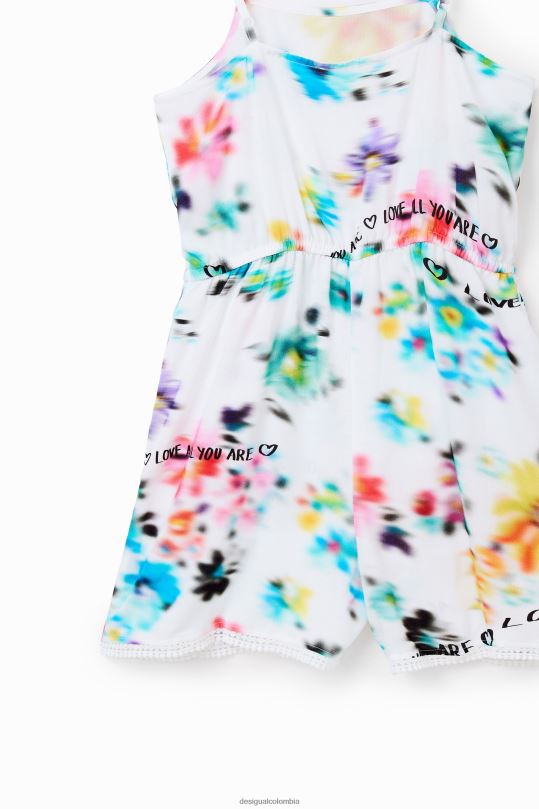 ropa 4802L1157 chica Desigual mono corto con tiras - Desigual Colombia Medellín