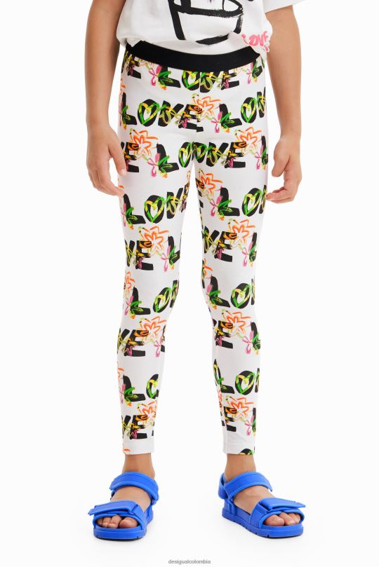blusas Desigual bogota - ropa 4802L1710 chica Desigual legging de flores de amor