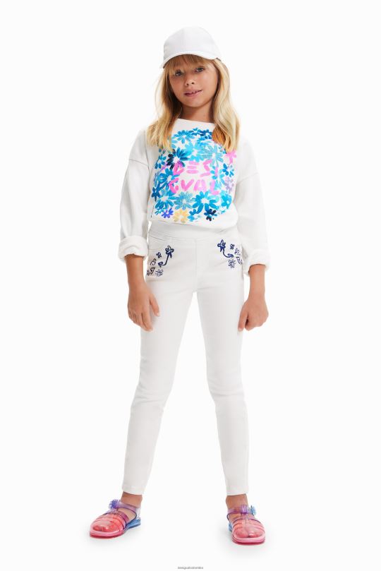 Desigual Colombia - ropa 4802L1797 chica Desigual jeggings con brillo