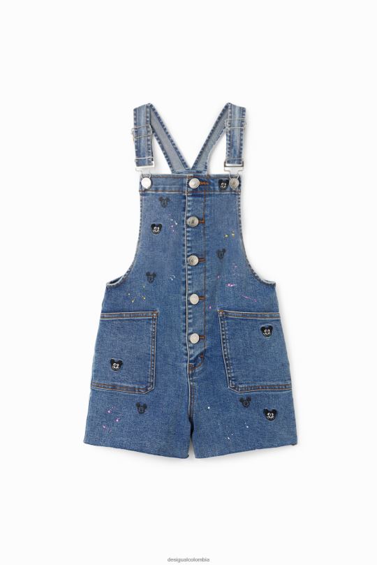 ropa 4802L1834 chica Desigual Peto vaquero corto de Mickey Mouse de Disney - Desigual Colombia Medellín