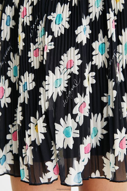 Desigual Colombia - ropa 4802L1845 chica Desigual falda corta plisada