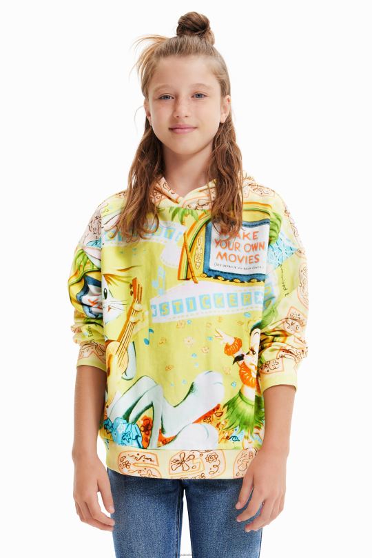Desigual Colombia bolsos - ropa 4802L1158 chica Desigual sudadera oversize de bugs bunny