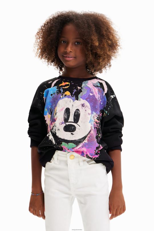 Desigual zapatos Colombia - ropa 4802L1161 chica Desigual sudadera con salpicaduras de mickey mouse de disney