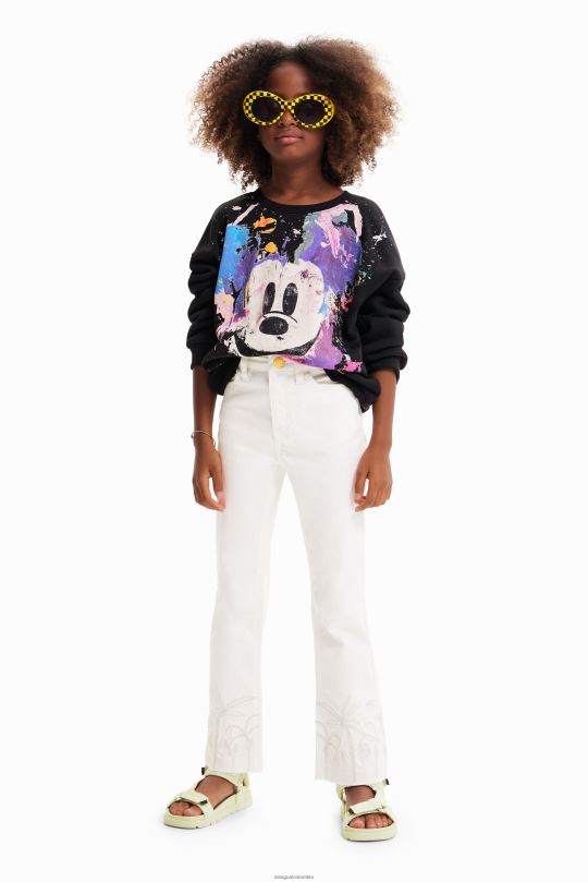 Desigual zapatos Colombia - ropa 4802L1161 chica Desigual sudadera con salpicaduras de mickey mouse de disney