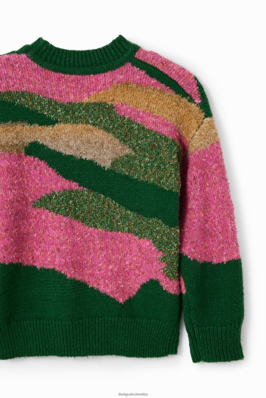 blusas Desigual bogota - ropa 4802L1711 chica Desigual jersey con bordado en jacquard