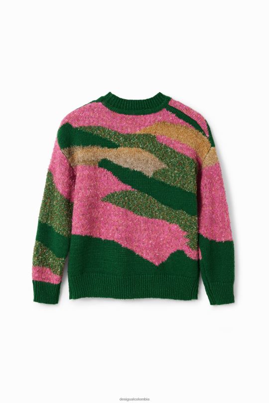 blusas Desigual bogota - ropa 4802L1711 chica Desigual jersey con bordado en jacquard