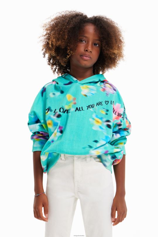 ropa 4802L1891 chica Desigual sudadera oversize desenfocada - Desigual shop