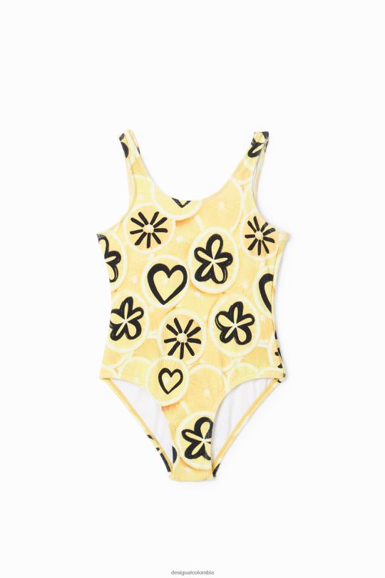 ropa 4802L1822 chica Desigual traje de baño con estampado artístico - Desigual shop