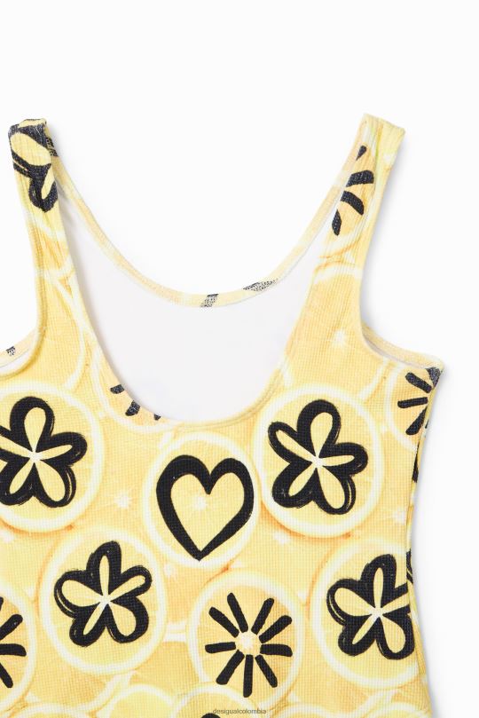 ropa 4802L1822 chica Desigual traje de baño con estampado artístico - Desigual shop