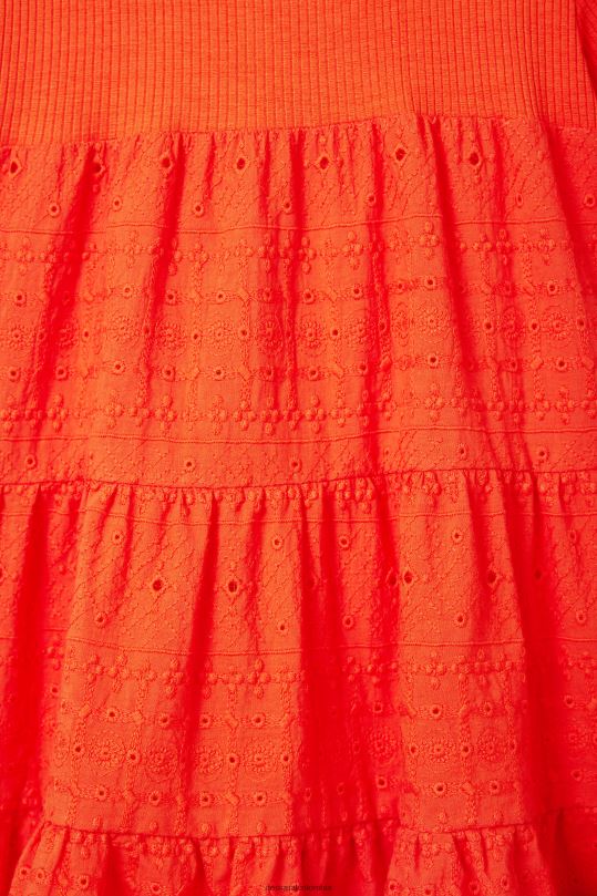 Desigual Colombia bolsos - ropa 4802L1156 chica Desigual vestido combinado con bordado suizo