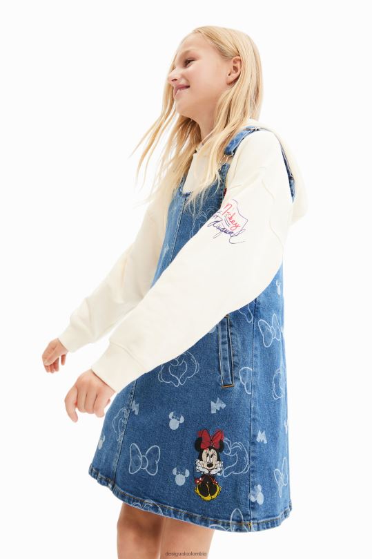 ropa 4802L1715 chica Desigual vestido estilo pichi vaquero de minnie mouse - Desigual sale damen