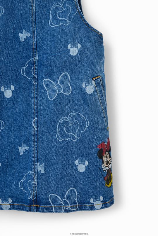 ropa 4802L1715 chica Desigual vestido estilo pichi vaquero de minnie mouse - Desigual sale damen