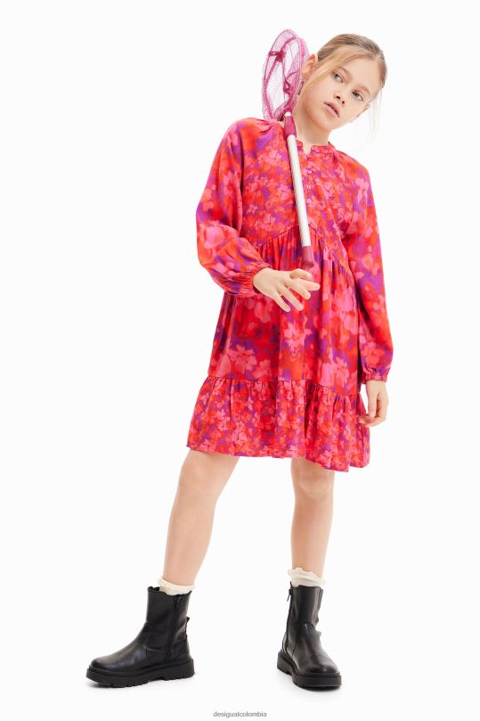 Desigual Colombia pagina oficial - ropa 4802L1732 chica Desigual vestido con estampado floral