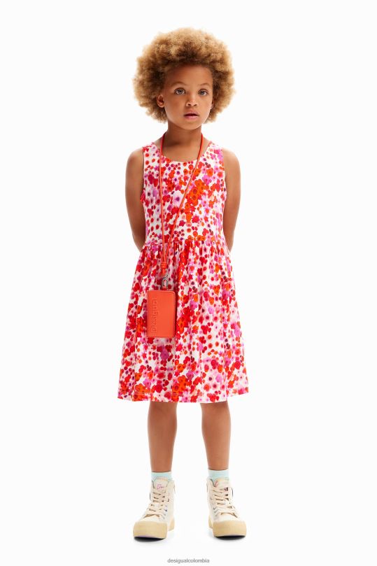 ropa 4802L1768 chica Desigual vestido con estampado floral - Desigual sale damen
