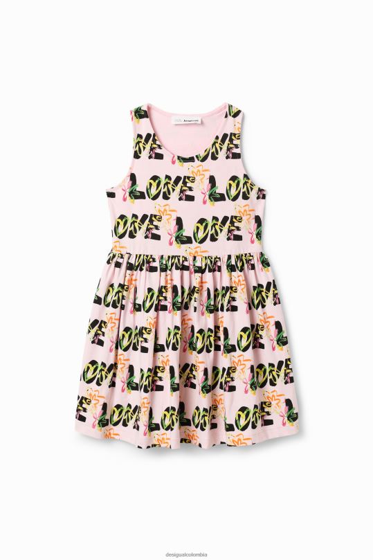 ropa 4802L1789 chica Desigual vestido de amor sin mangas - Desigual sales online