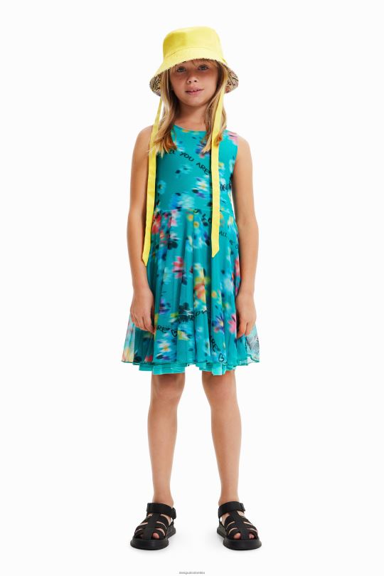 ropa 4802L1791 chica Desigual vestido desenfocado sin mangas - Desigual shop