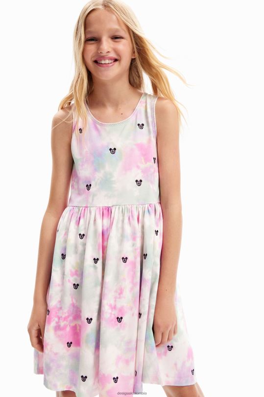 Desigual Colombia - ropa 4802L1816 chica Desigual vestido de acuarela de mickey mouse de disney