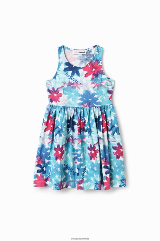 Desigual Colombia bolsos - ropa 4802L1817 chica Desigual vestido corto floral acuarela
