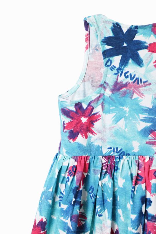 Desigual Colombia bolsos - ropa 4802L1817 chica Desigual vestido corto floral acuarela
