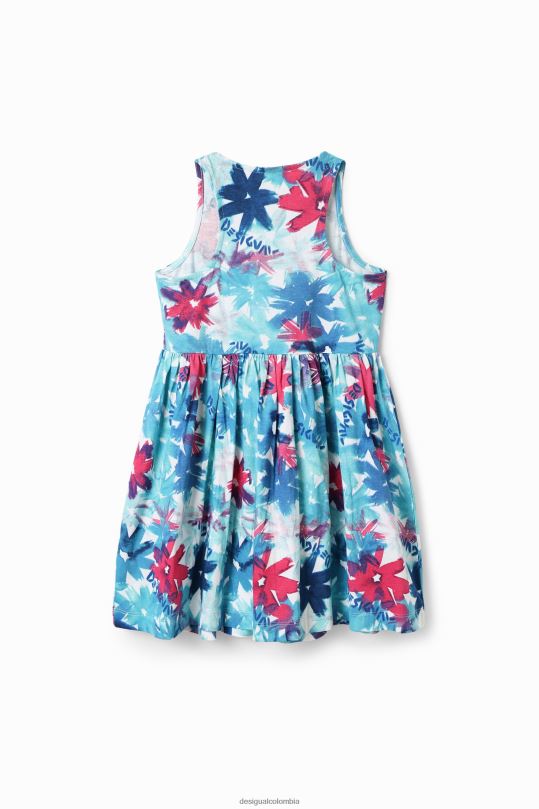 Desigual Colombia bolsos - ropa 4802L1817 chica Desigual vestido corto floral acuarela
