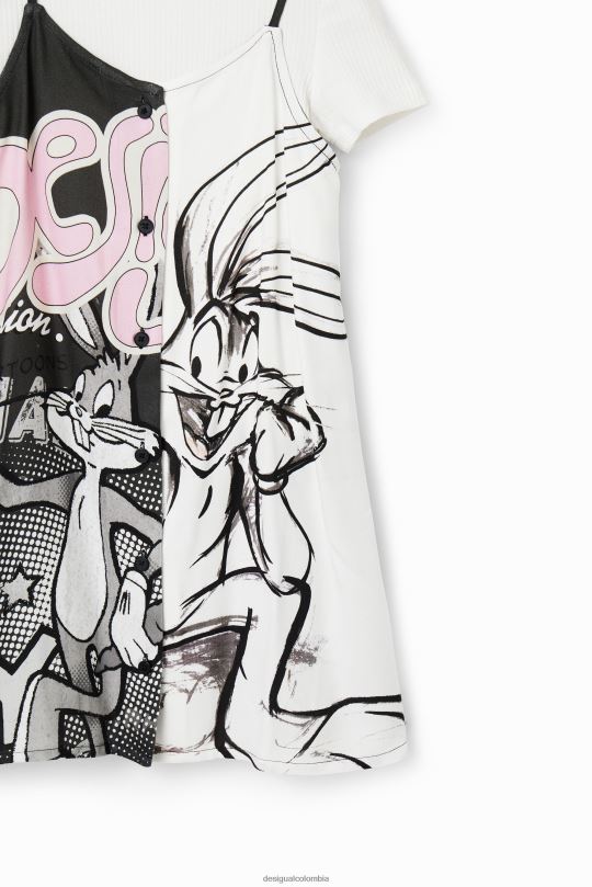 Desigual Colombia bolsos - ropa 4802L1862 chica Desigual vestido 2 en 1 de bugs bunny