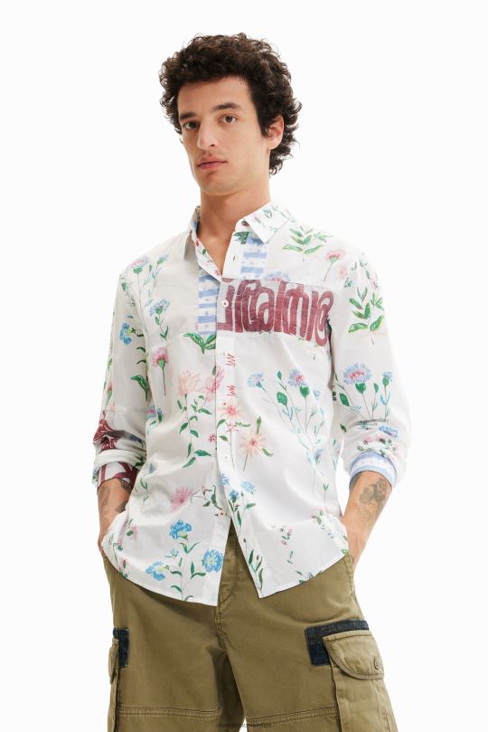 Desigual Colombia bolsos - ropa 4802L1533 hombres Desigual camisa de gasa floral
