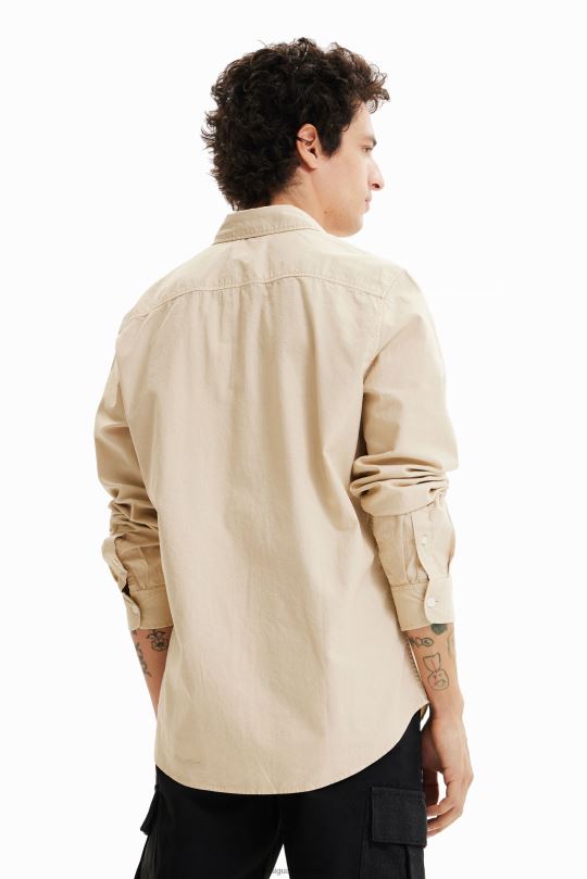 Desigual Colombia pagina oficial - ropa 4802L1562 hombres Desigual camisa bordada de manga larga