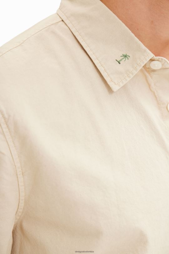 Desigual Colombia pagina oficial - ropa 4802L1562 hombres Desigual camisa bordada de manga larga