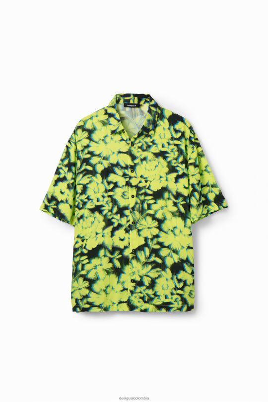 ropa 4802L1692 hombres Desigual camisa floral resort - Desigual Colombia Medellín