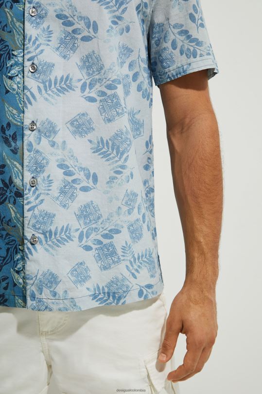 Desigual Colombia pagina oficial - ropa 4802L1697 hombres Desigual camisa manga corta flores