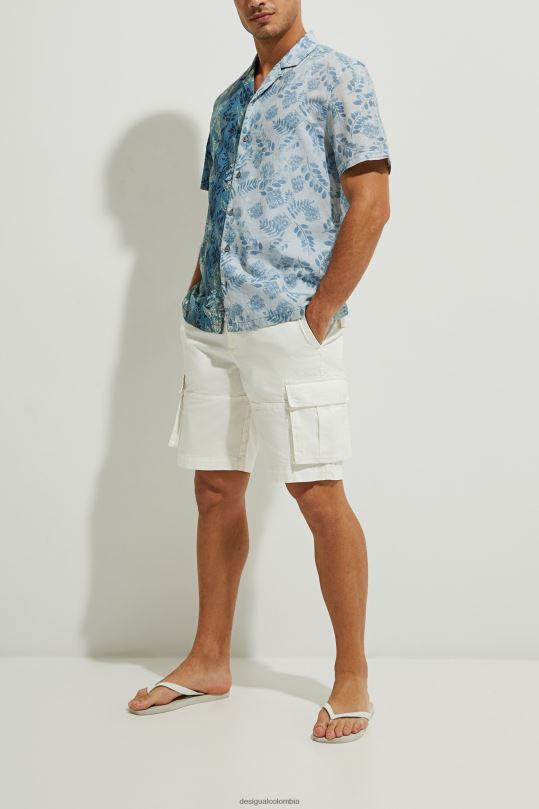 Desigual Colombia pagina oficial - ropa 4802L1697 hombres Desigual camisa manga corta flores