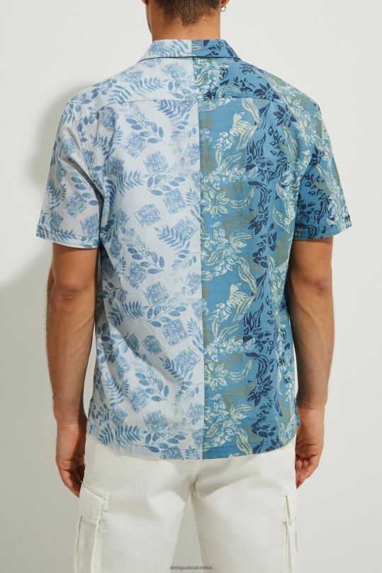 Desigual Colombia pagina oficial - ropa 4802L1697 hombres Desigual camisa manga corta flores