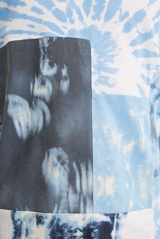 ropa 4802L1516 hombres Desigual camiseta con patchwork y efecto tie-dye - Desigual shop