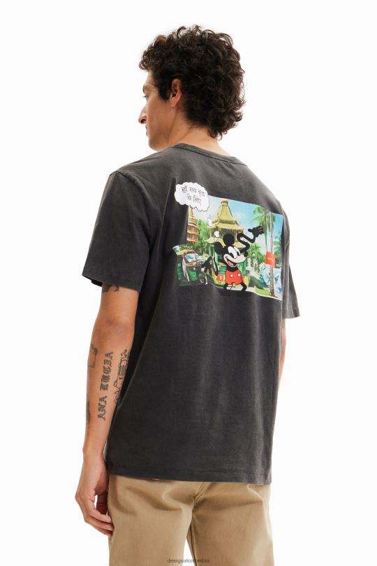 ropa 4802L1528 hombres Desigual camiseta mickey mouse de disney - Desigual Colombia rebajas