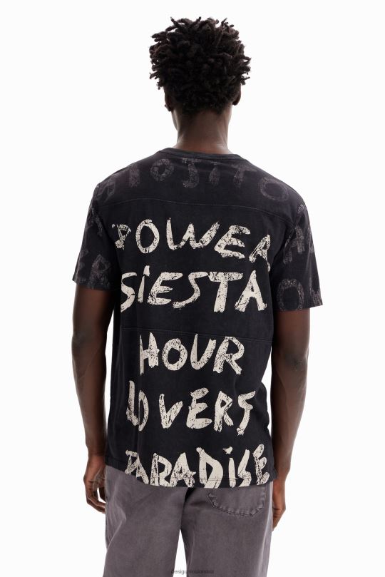 ropa 4802L1652 hombres Desigual camiseta de manga corta con mojitos - Desigual Colombia rebajas