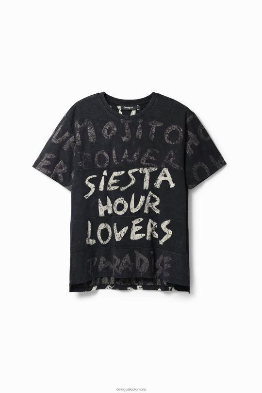 ropa 4802L1652 hombres Desigual camiseta de manga corta con mojitos - Desigual Colombia rebajas