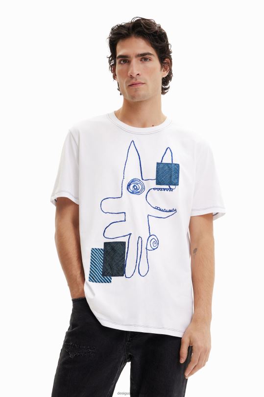 Desigual Colombia bolsos - ropa 4802L1671 hombres Desigual camiseta arty animal