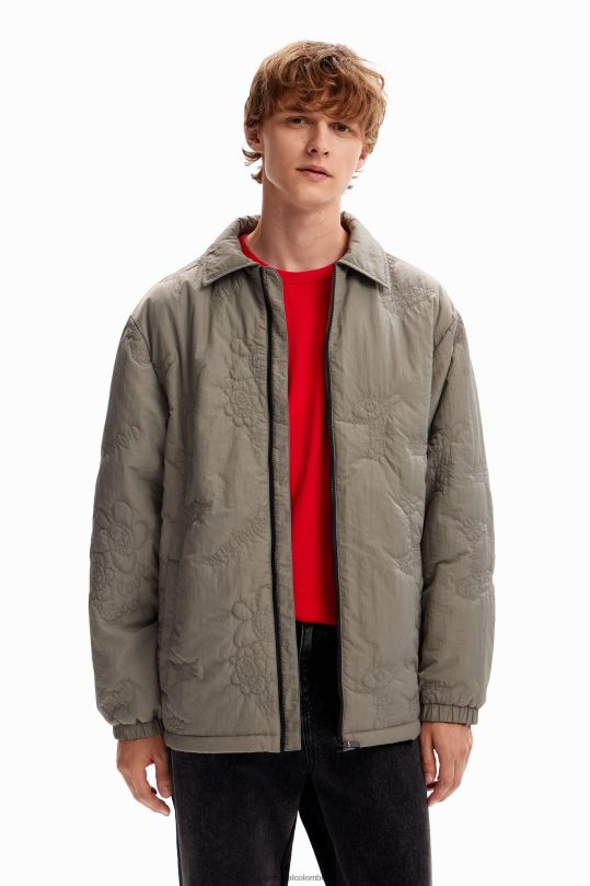 Desigual Colombia - ropa 4802L1632 hombres Desigual chaqueta acolchada bordada